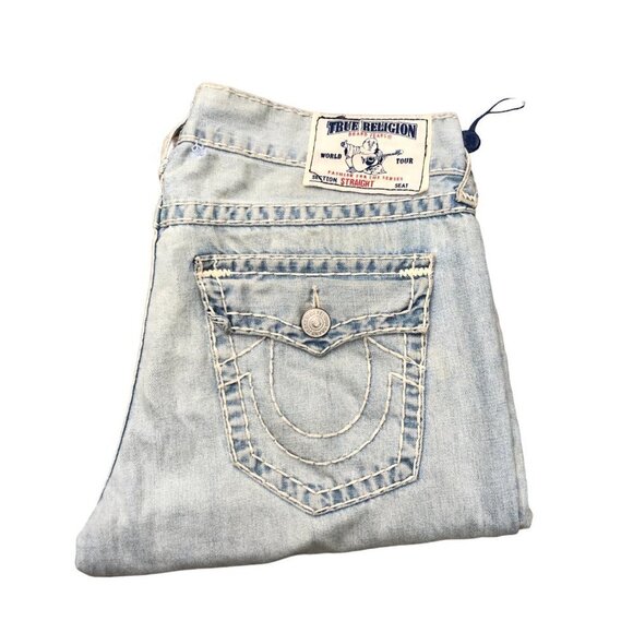 True Religion Jeans Size 36 RICKY SUPER T Blue - Picture 6 of 8